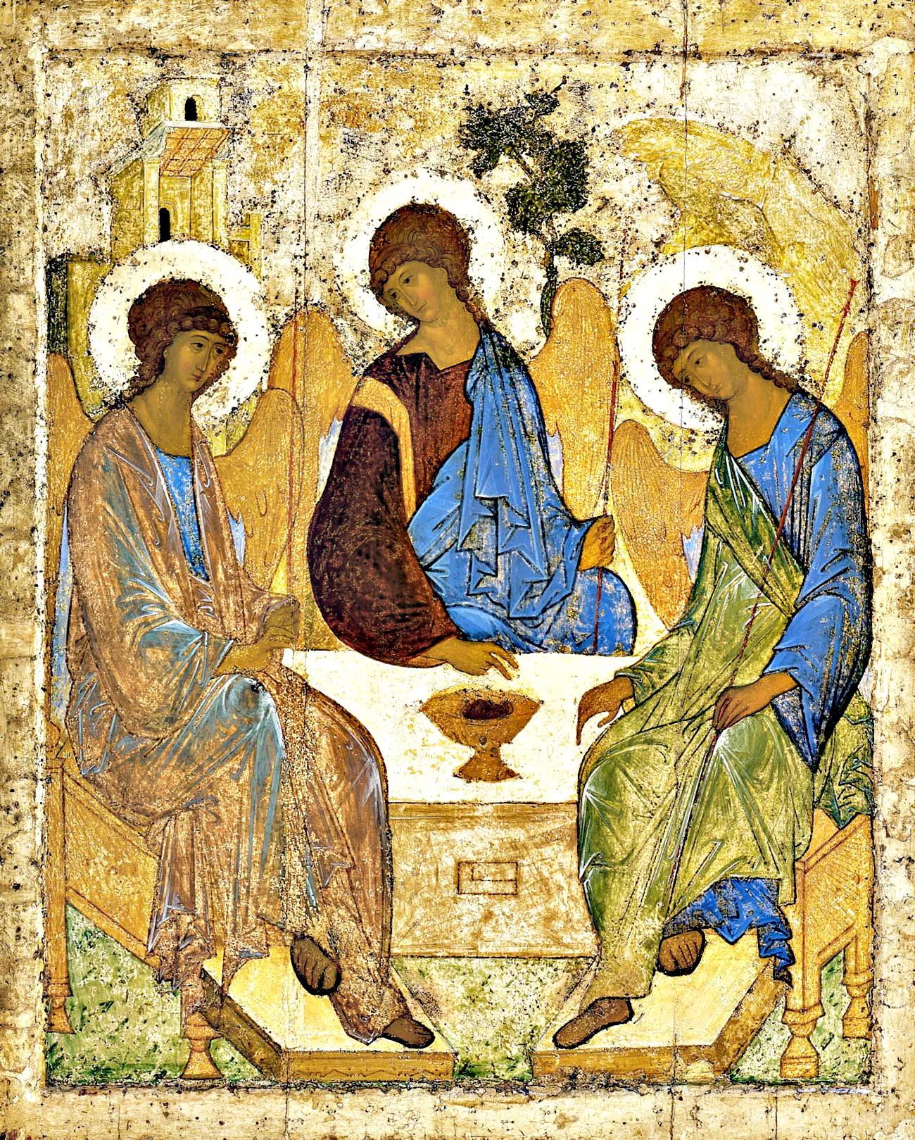 The Icon of the Angels at mamre-trinity-rublev